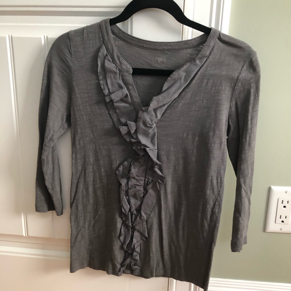 Loft 3/4 length sleeve top